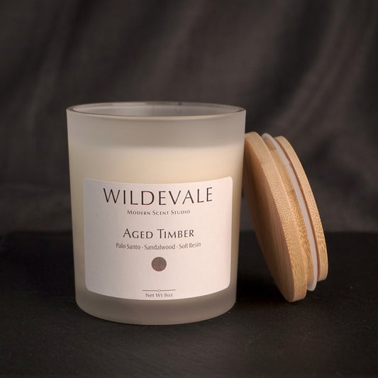 Aged Timber Candle