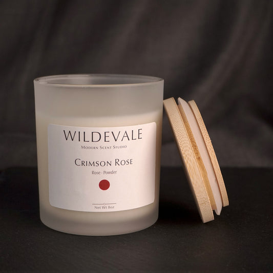 Crimson Rose Candle